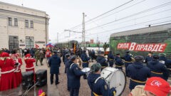 «Сила в правде»: в Туле побывал агитационный поезд Минобороны