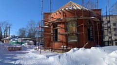 Приход остался без финансирования, но строительство православного комплекса в Узловой продолжается Приход остался без финансирования, но строительство православного комплекса в Узловой продолжается