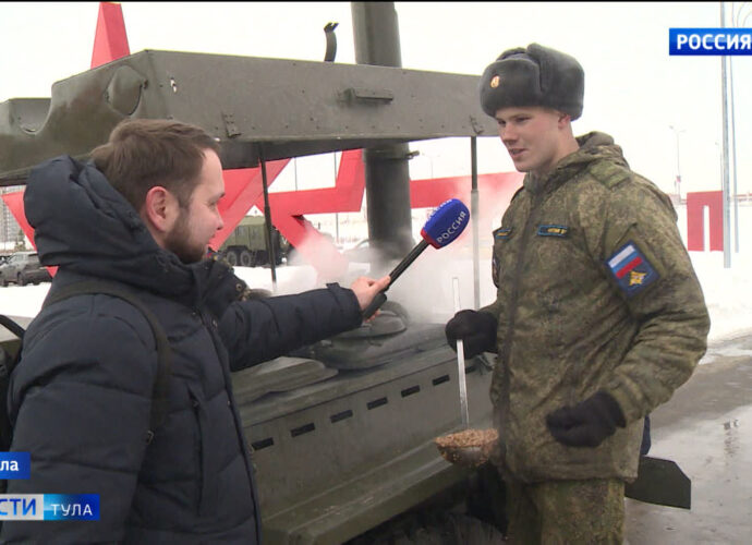 В парке "Патриот" можно увидеть американский трофейный танк, захваченный тульскими бойцами