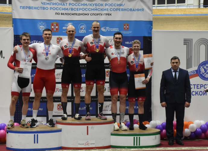 Тульские велогонщики завоевали две медали на старте чемпионата России