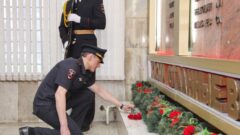 Память погибших тульских полицейских почтили в Чечне и Туле