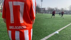 Юные белгородские футболисты провели первую тренировку в Туле