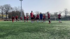 Юные белгородские футболисты провели первую тренировку в Туле
