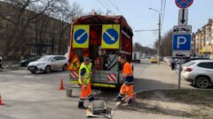 В Туле обновляют дорожную разметку На пересечении Венёвского шоссе и дороги на Фитогенетику изменят разметку