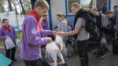 4 мая в тульский лагерь приехали дети из Курска