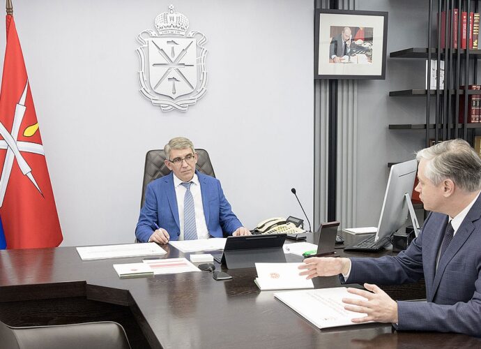 Ректор ТулГУ Олег Кравченко предложил Дмитрию Миляеву возглавить Попечительский совет вуза