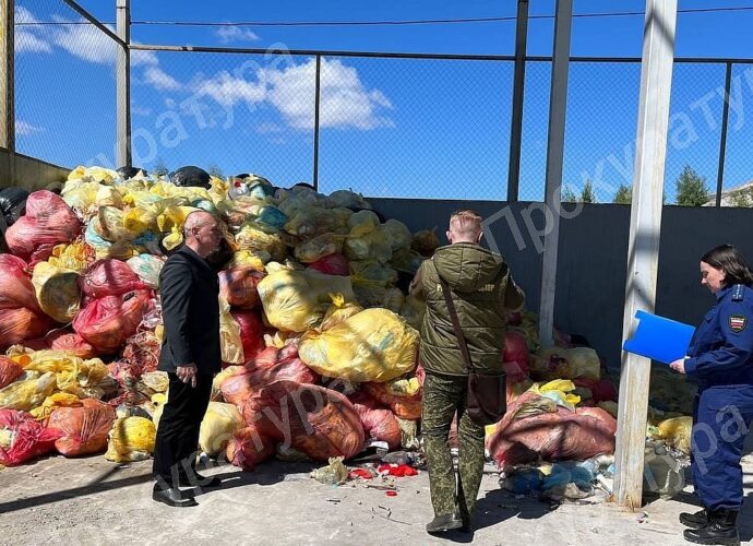 В Брусянском проверена организация, сжигающая медицинские отходы