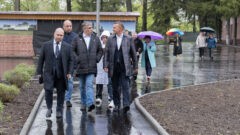 Роман Старовойт поблагодарил Алексея Дюмина за теплый прием детей