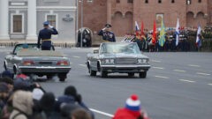 На площади Ленина в Туле состоялся военный парад