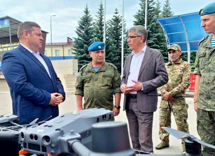 Тульским десантникам передали новую технику и снаряжение в зону СВО