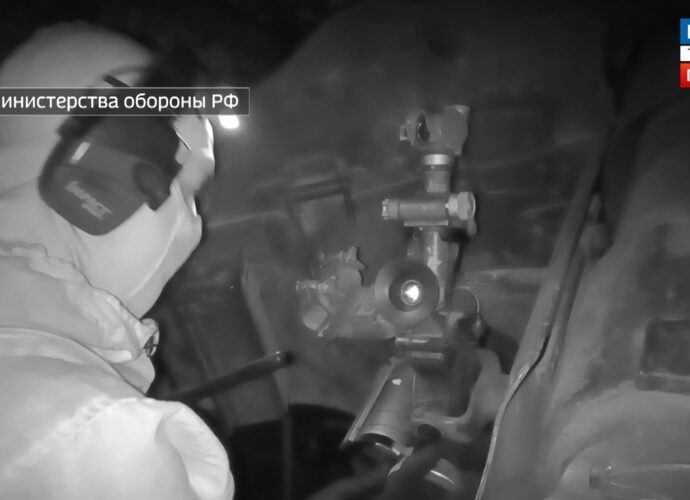 Тульские десантники уничтожают позиции ВСУ