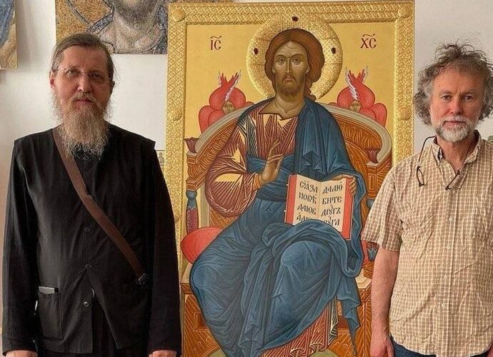 В храме Жабынского монастыря появился образ Спасителя, написанный известным иконописцем