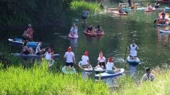 По Вашане прошёл сплав в карнавальных костюмах