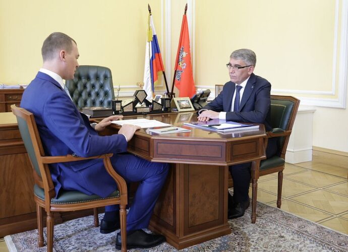 Дмитрий Миляев и Михаил Дегтярев обсудили развитие спорта в Тульской области