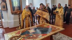 В храме Жабынского монастыря появился образ Спасителя, написанный известным иконописцем В храме Жабынского монастыря появился образ Спасителя, написанный известным иконописцем