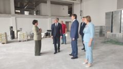 Дмитрий Миляев и Сергей Кравцов проинспектировали строительство школы в Туле