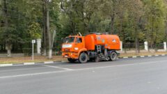 Коммунальщики Тулы приступили к осенним работам Уборка города, коммунальная техника