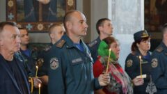 Неопалимая купина: тульские спасатели помолились небесной покровительнице