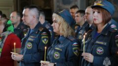 Неопалимая купина: тульские спасатели помолились небесной покровительнице