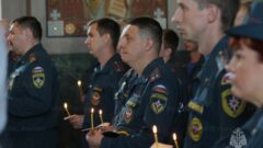 Неопалимая купина: тульские спасатели помолились небесной покровительнице