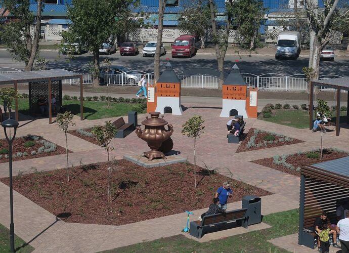 Тульский сквер открылся в Мариуполе
