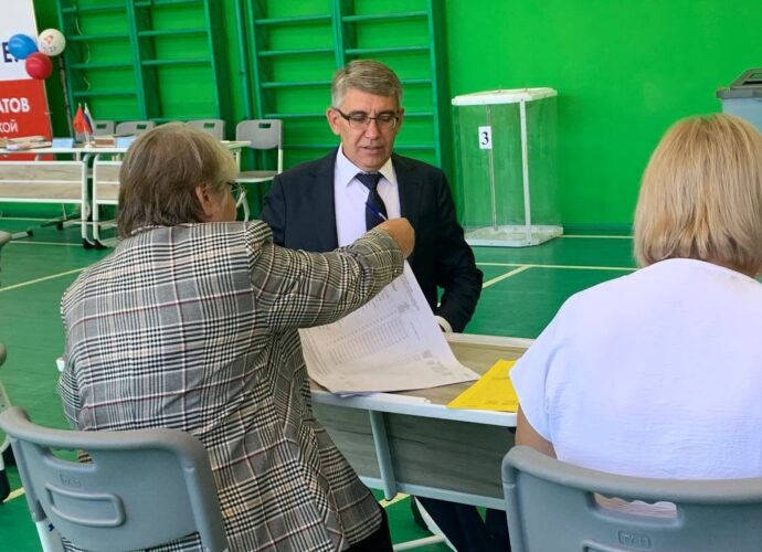Дмитрий Миляев проголосовал на выборах