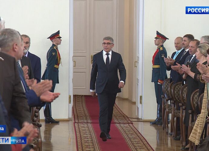 Дмитрий Миляев вступил в должность губернатора. Репортаж тульских «Вестей»