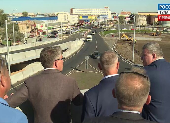 Прогулка по новому мосту в Туле. Репортаж тульских «Вестей»