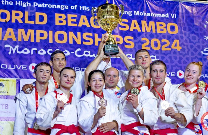 Полицейский из Тулы в составе сборной РФ выиграл Чемпионат мира по пляжному самбо