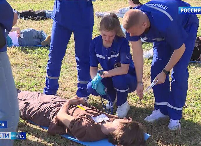 В Тулу на всероссийские соревнования съехались 18 бригад скорой помощи