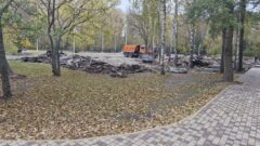 Самый большой детский городок в Центральном парке Тулы разобран Самый большой детский городок в Центральном парке Тулы разобран