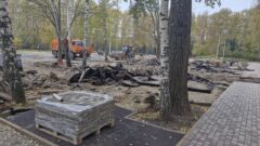 Самый большой детский городок в Центральном парке Тулы разобран Самый большой детский городок в Центральном парке Тулы разобран