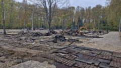 Самый большой детский городок в Центральном парке Тулы разобран Самый большой детский городок в Центральном парке Тулы разобран