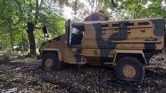 Тульские десантники показали трофейную технику