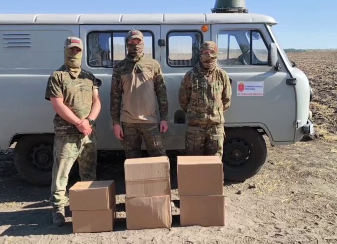 Тульским военным в зону СВО отправлено 30 тонн груза