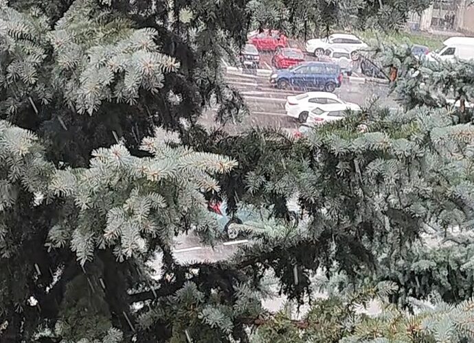 Туляки делятся кадрами непогоды