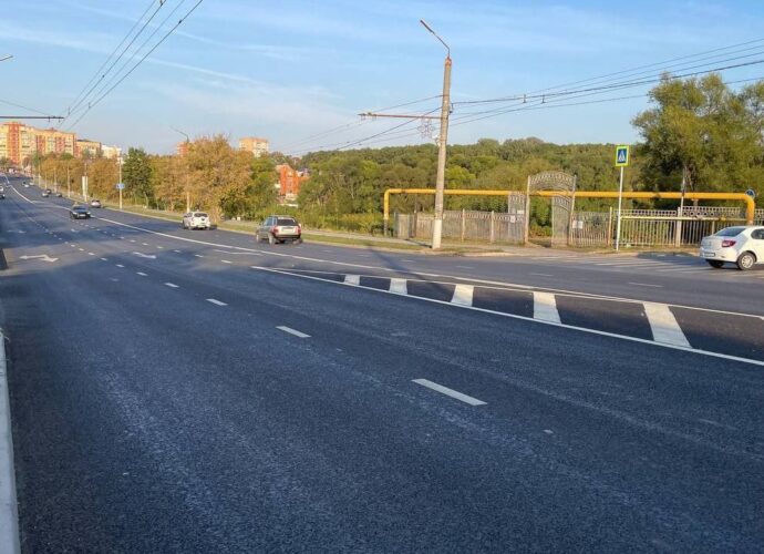 В 2024 году в Тульской области отремонтировали более 11 км дорог к учреждениям образования