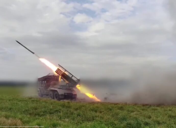 Тульские десантники уничтожили пехоту ВСУ с помощью РСЗО БМ-21 «Град»