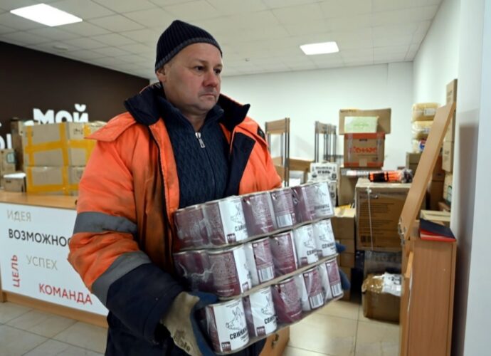 Тульские предприниматели отправили бойцам более 5 тонн гуманитарного груза