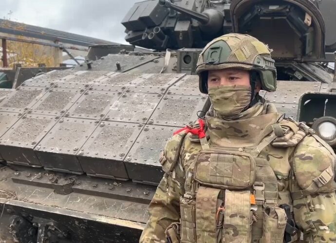 Тульские десантники отремонтировали трофейную технику