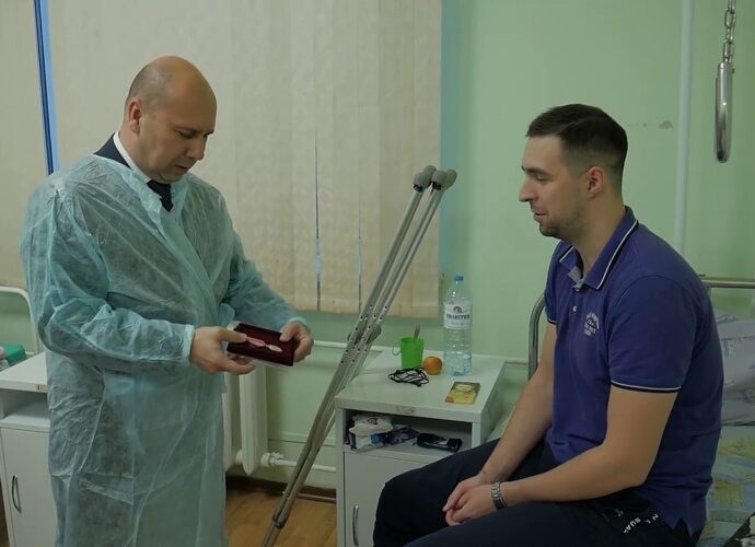 Тульский участник СВО награжден медалью «Доблесть и Слава» в свой день рождения