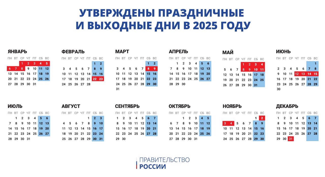Россияне лишатся дополнительных выходных на 8 марта и 23 февраля