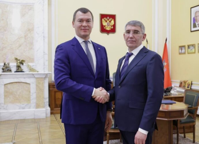Дмитрий Миляев и Михаил Дегтярев обсудили развитие спорта в Тульской области