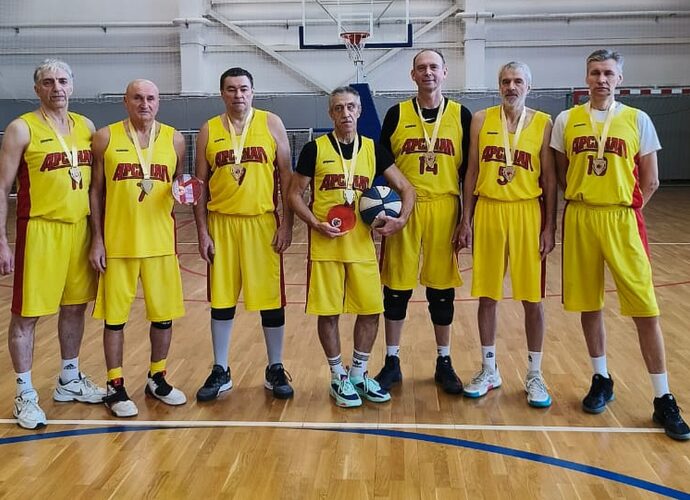 Тульские ветераны баскетбола выиграли финал первенства ЦФО