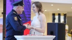 В Тульском музее оружия устроили «Армейскую свадьбу»