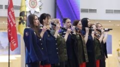 В Тульском музее оружия устроили «Армейскую свадьбу»