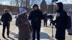 Команда ВГИКа снимает фильм о тульской художнице Команда ВГИКа снимает фильм о тульской художнице