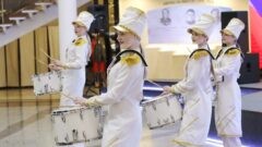 В Тульском музее оружия устроили «Армейскую свадьбу»