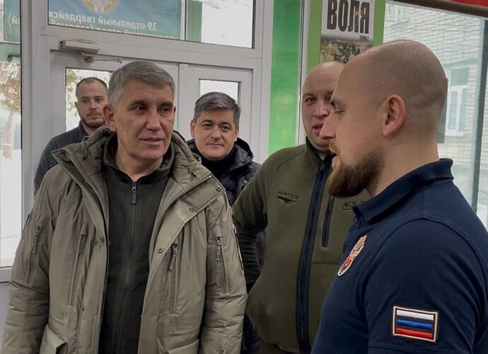 Дмитрий Миляев побывал в военном госпитале в Курске