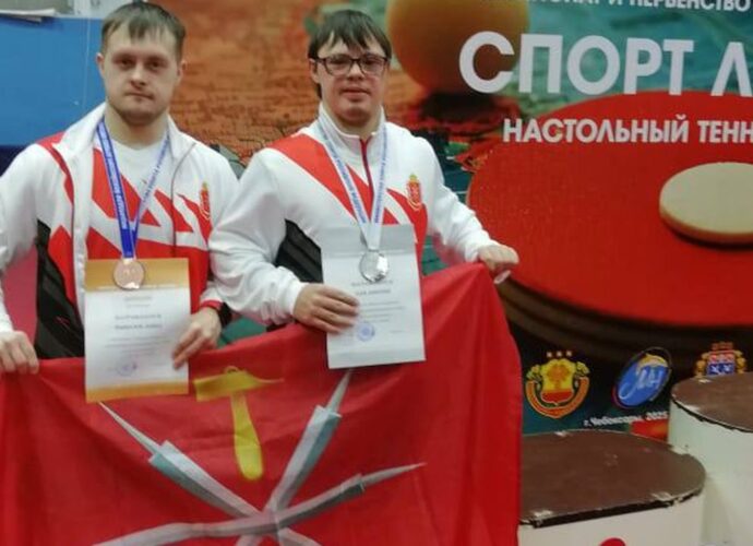 Тульские спортсмены приняли участие в инклюзивном чемпионате России по настольному теннису